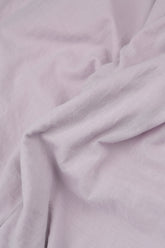 Frilly Flower Lilac Silk Cotton Dress 6