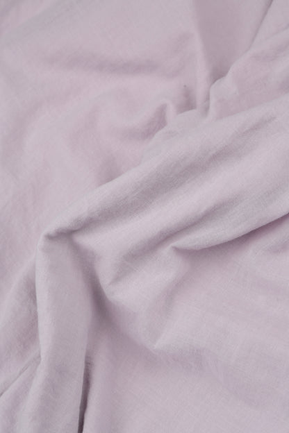 Frilly Flower Lilac Silk Cotton Scarf 5