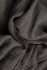 Fringed Flared Truffle Linen Trousers 5