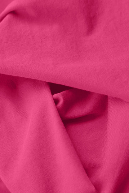 Legging en coton fuchsia
