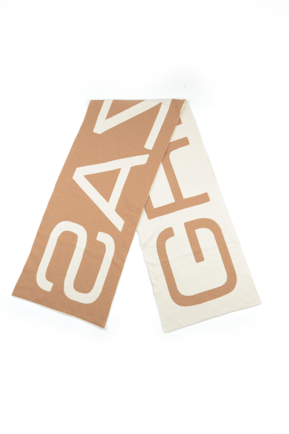 GRIZAS Caramel Soft Wool Scarf 2