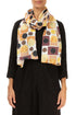 Geometric Sunset Light Scarf 1
