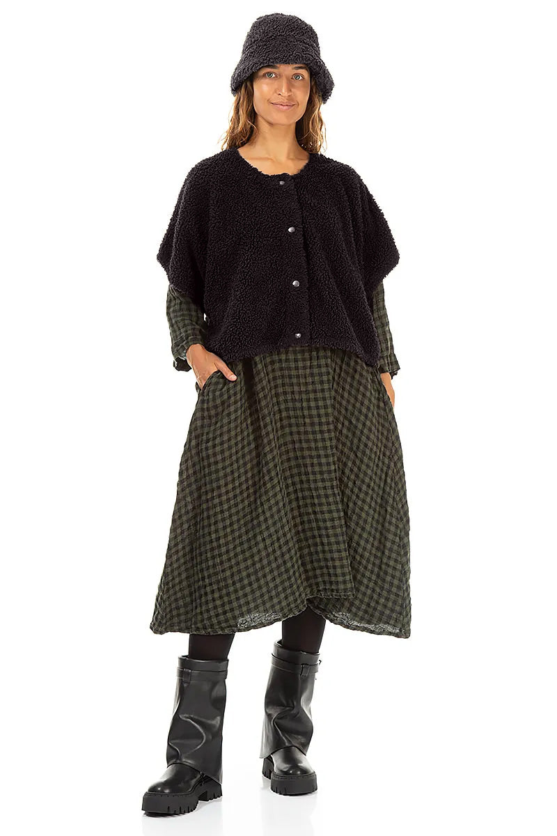 Graphite Teddy Cotton Bucket Hat