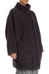Graphite Teddy Cotton Coat 3