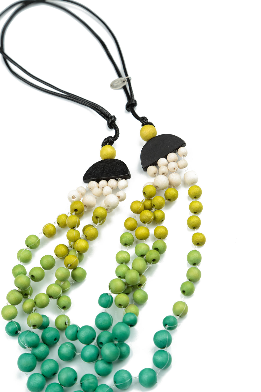 Green Haze Wood Necklace 5