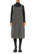 Grey Cotton Jersey Balloon Pinafore Dress 1