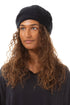 Grey Wavy Cotton Beret 1