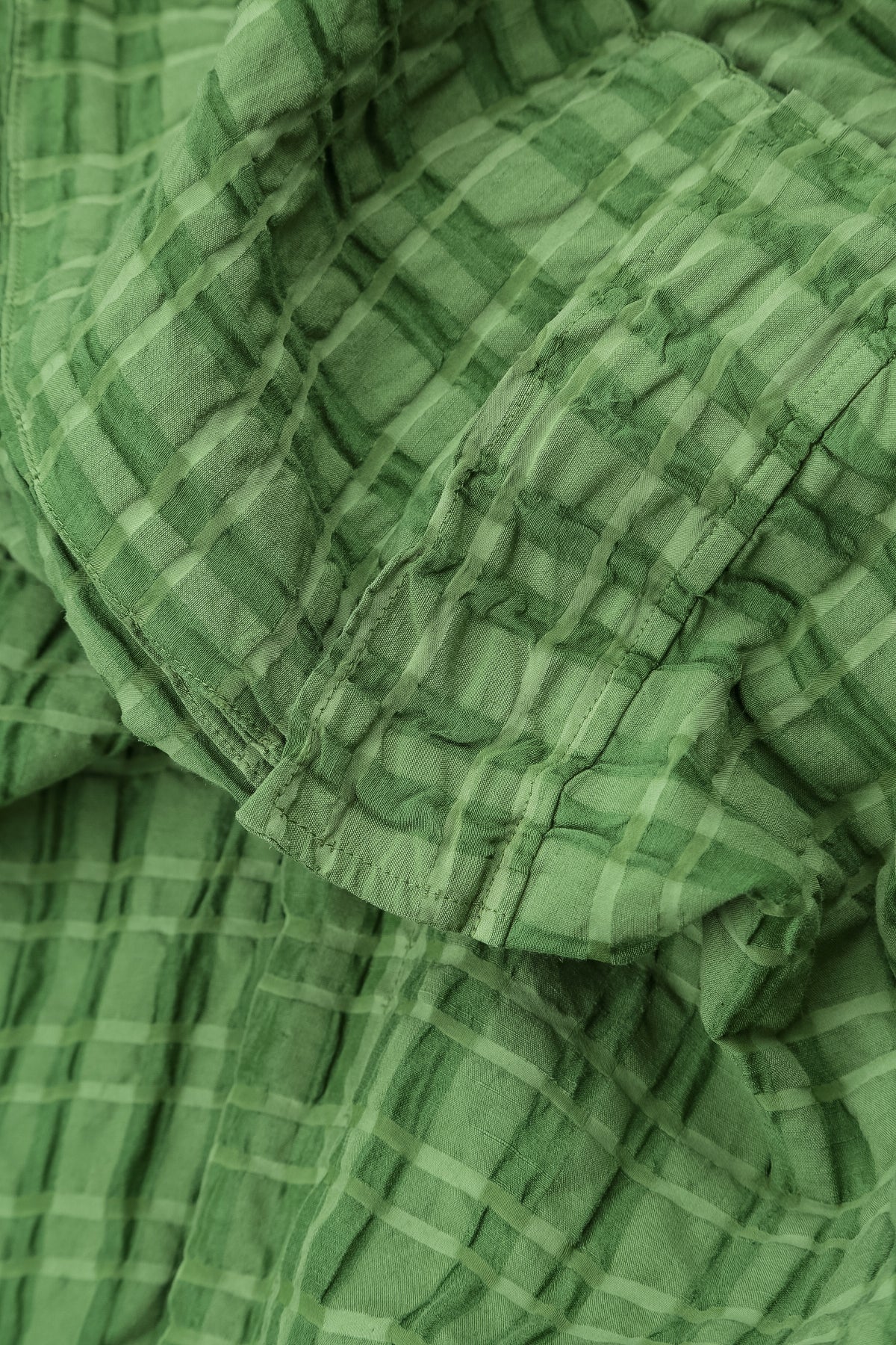Hooded Loose Shamrock Green Linen Cotton Jacket