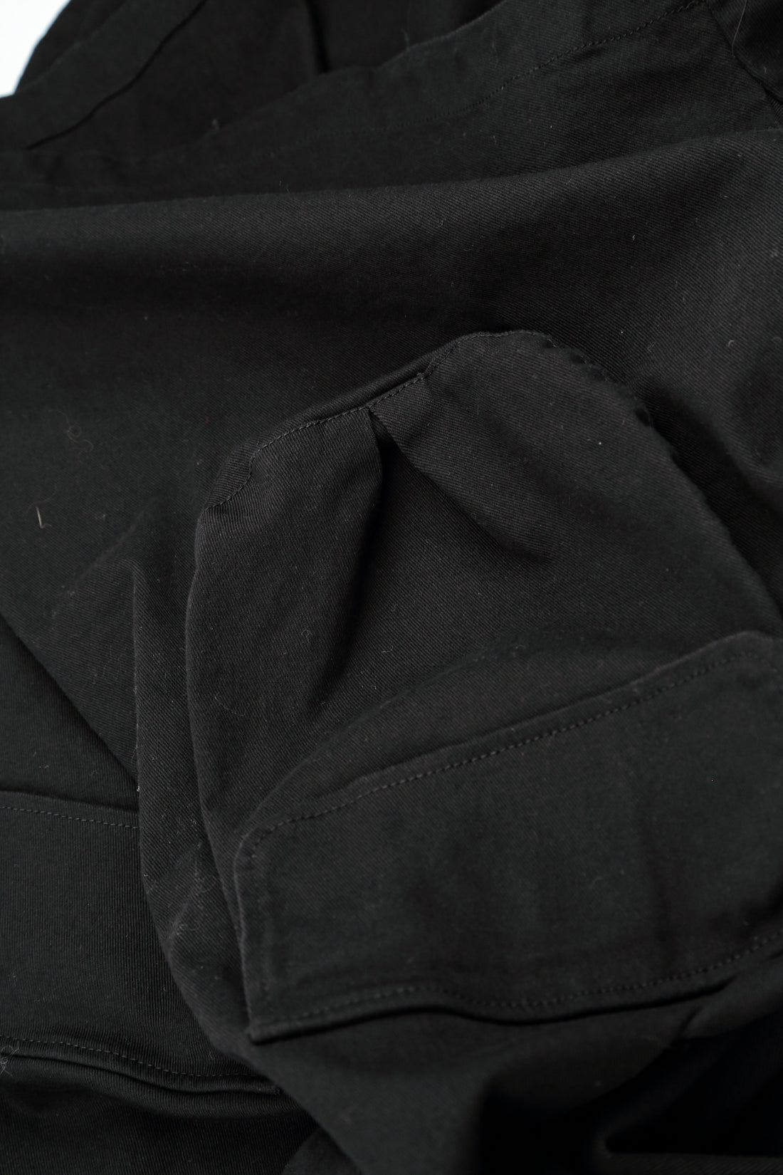 Hooded Black Stretch Cotton Coat 6