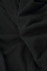 Hooded Three Pockets Black Cotton Jacket 5