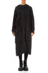 Hooded Three Pockets Black Cotton Jacket 1