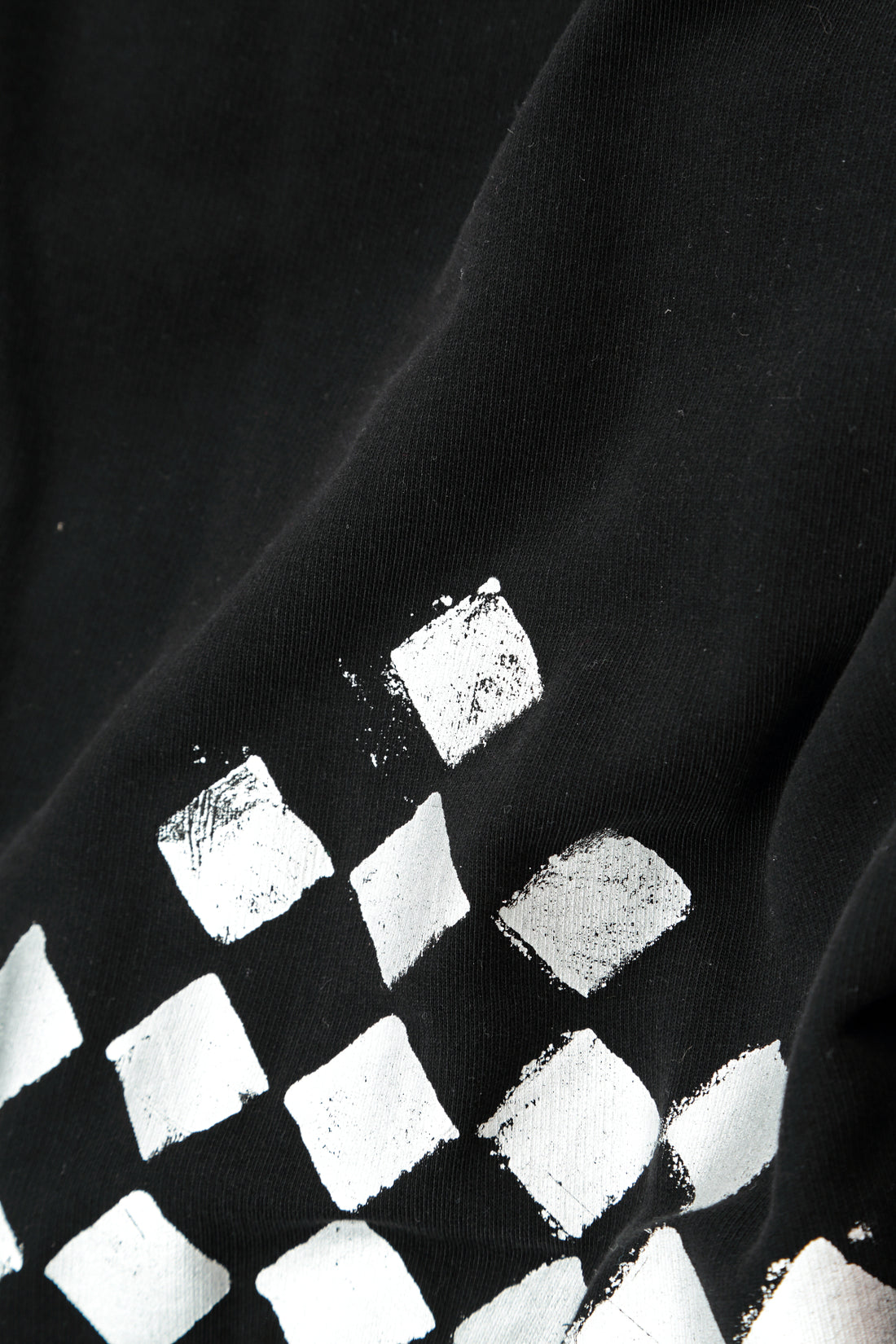 Hooded Three Pockets Black Silver Metallic French Terry Cotton Jacket 6