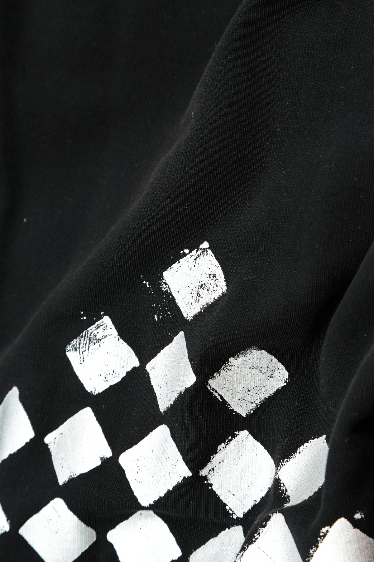 Hooded Three Pockets Black Silver Metallic French Terry Cotton Jacket 6