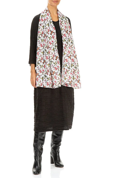 Hummingbird Blossom Light Scarf 2