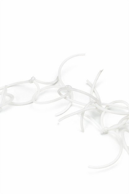 Interwoven Links White Necklace 5