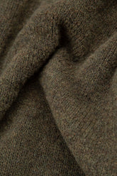 Khaki Knitted Wool Beret 4
