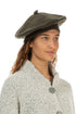 Khaki Knitted Wool Beret 1