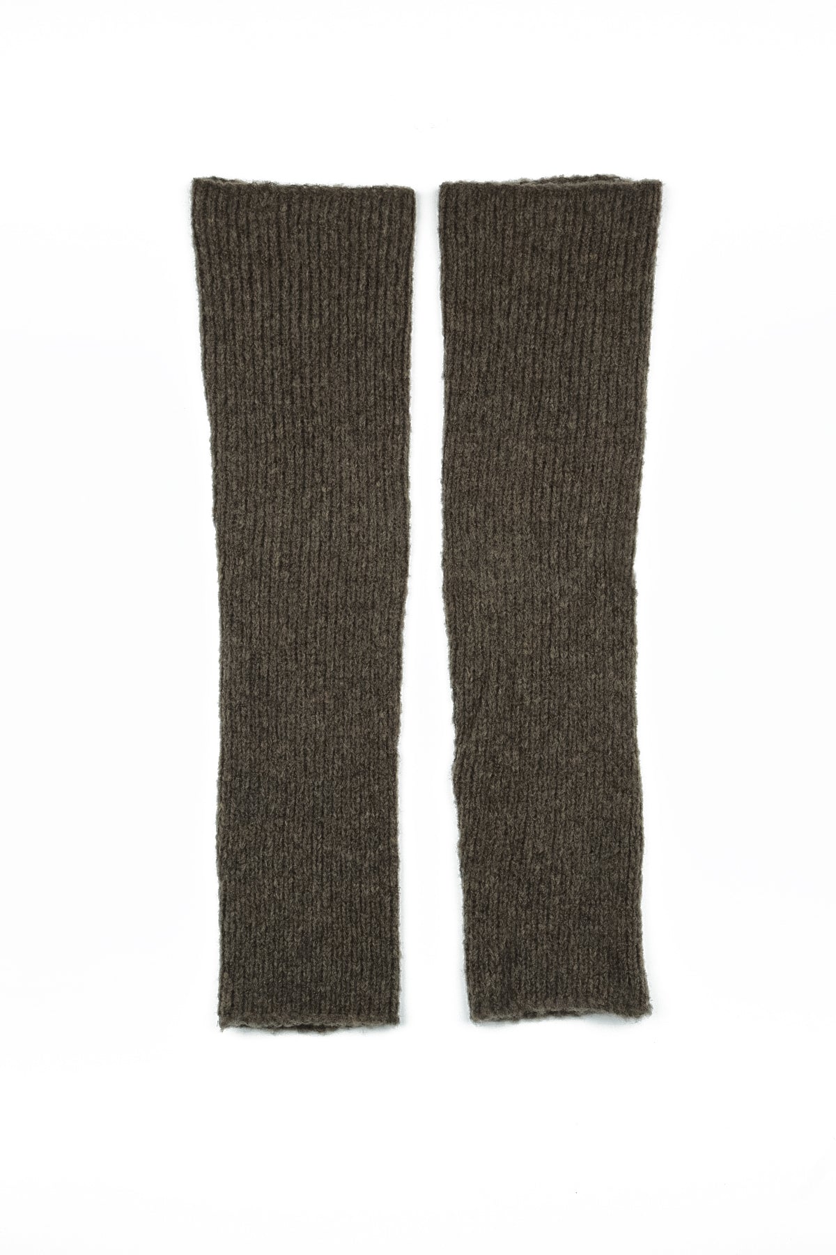 Khaki Wool Leg Warmers