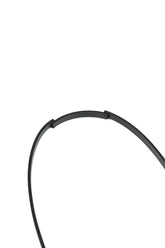 Knotted Black Rubber Necklace 6