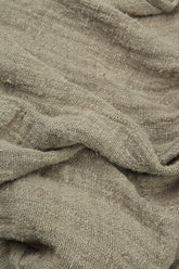 Sleeveless Laurel Green Handwoven Linen Vest 5