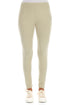 Cropped Laurel Green Cotton Leggings 1