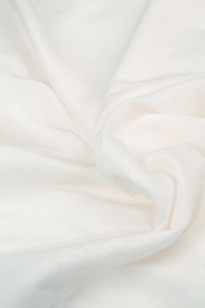 Layered Off White Silk Cotton Blouse 5