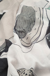 Layered Tumbled Stone Silk Cotton Blouse 6