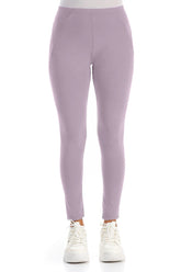 Lilac Cotton Leggings 1