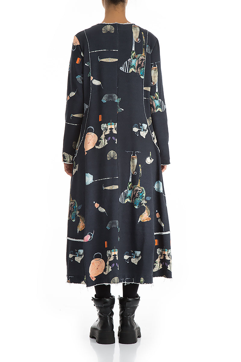 Long Flared Fairy-Tale Cotton Dress 2