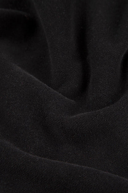 Pantalon long fuselé en jersey de coton noir
