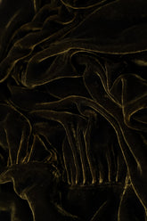 Long Taper Forest Mist Silk Velvet Trousers 4