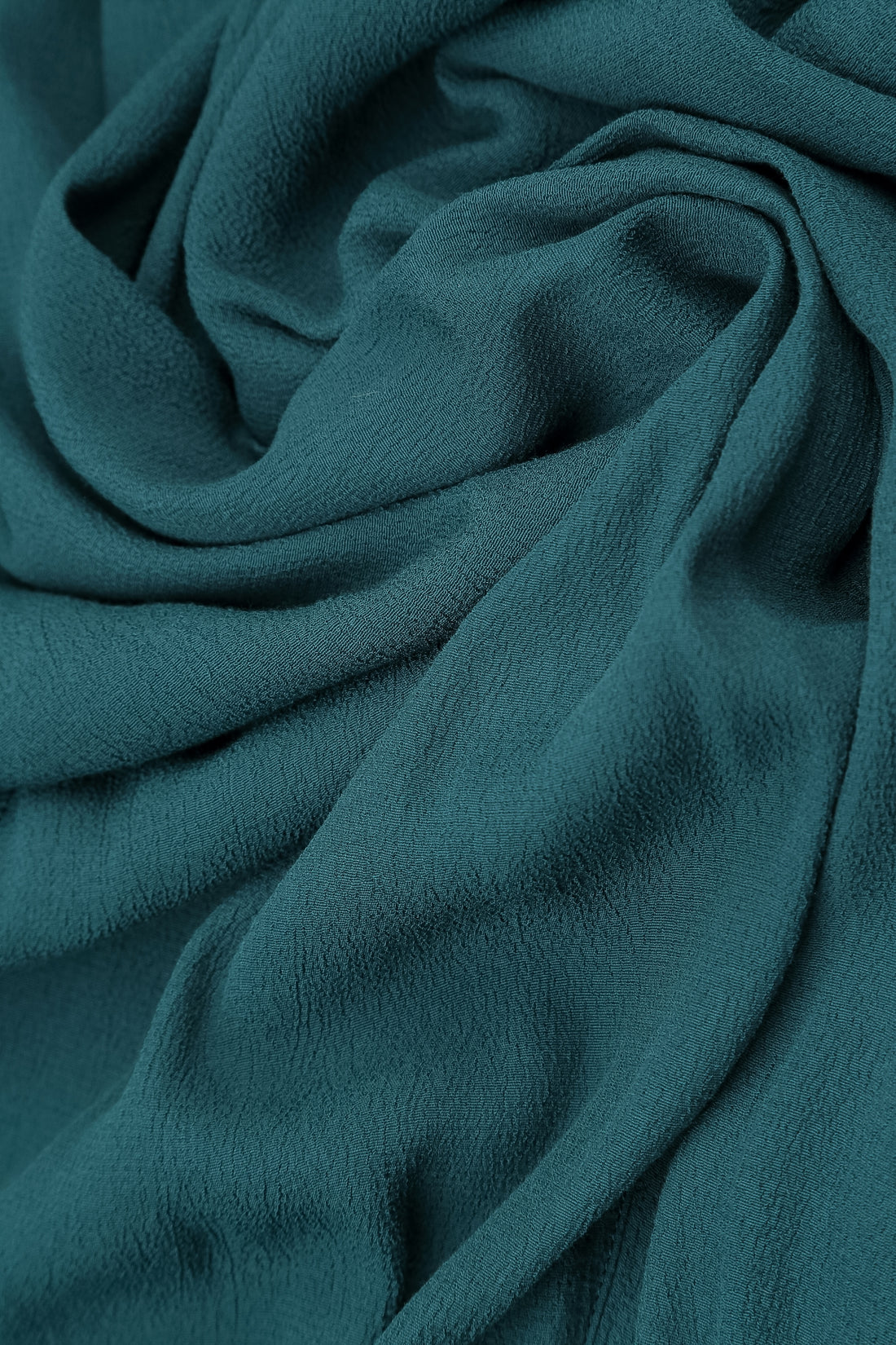 Long Tapered Deep Turquoise Viscose Trousers 5