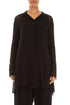 Longer Back Black Mesh Soft Cotton Jacket 1