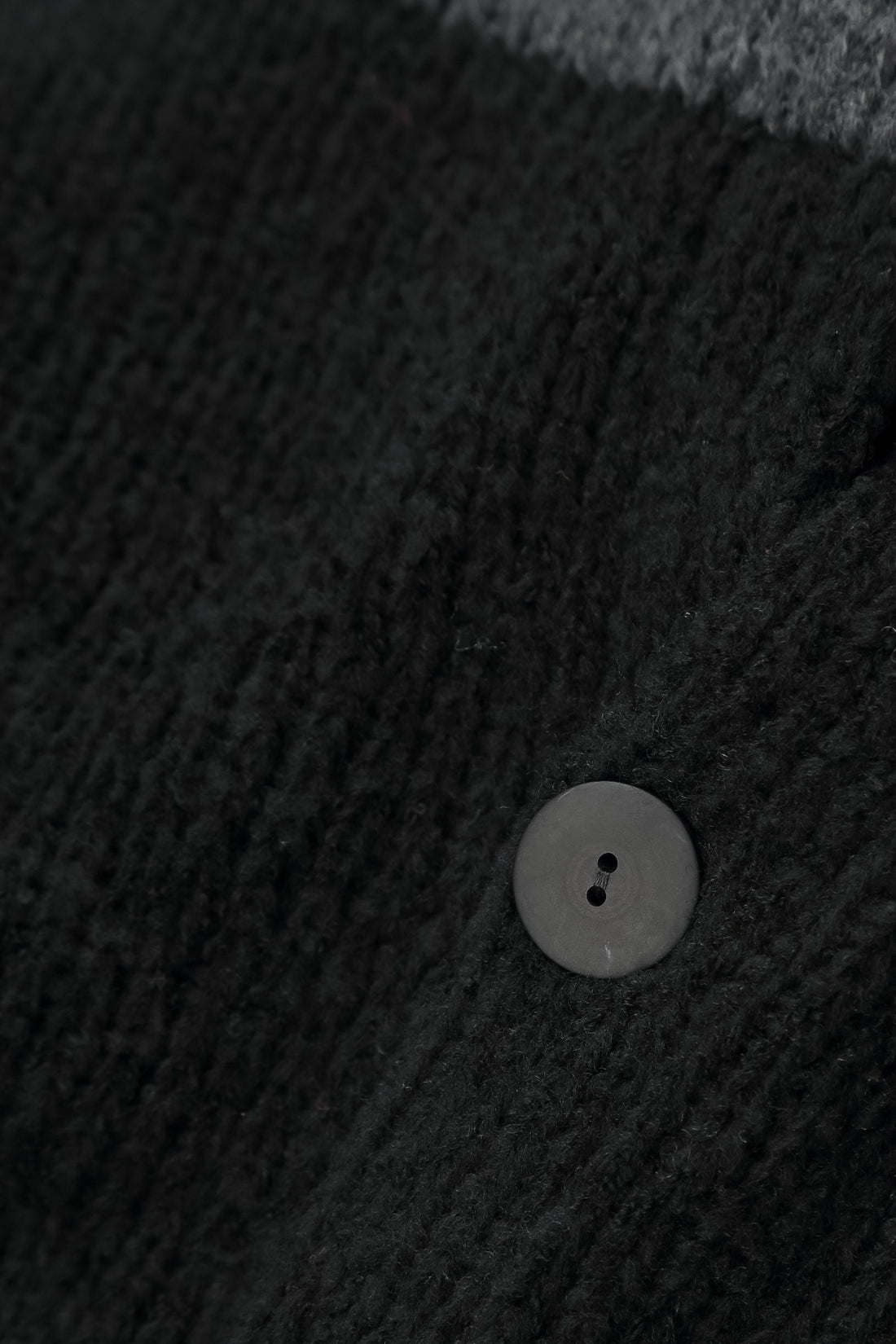 Longer Back Black Wool Cardigan 6