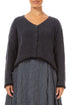 Longer Back Dark Grey Wool Cardigan 1