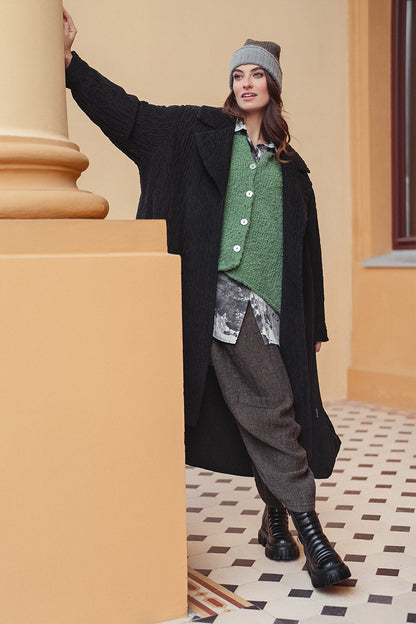Longer Back Alabaster Silk Cotton Shirt 6