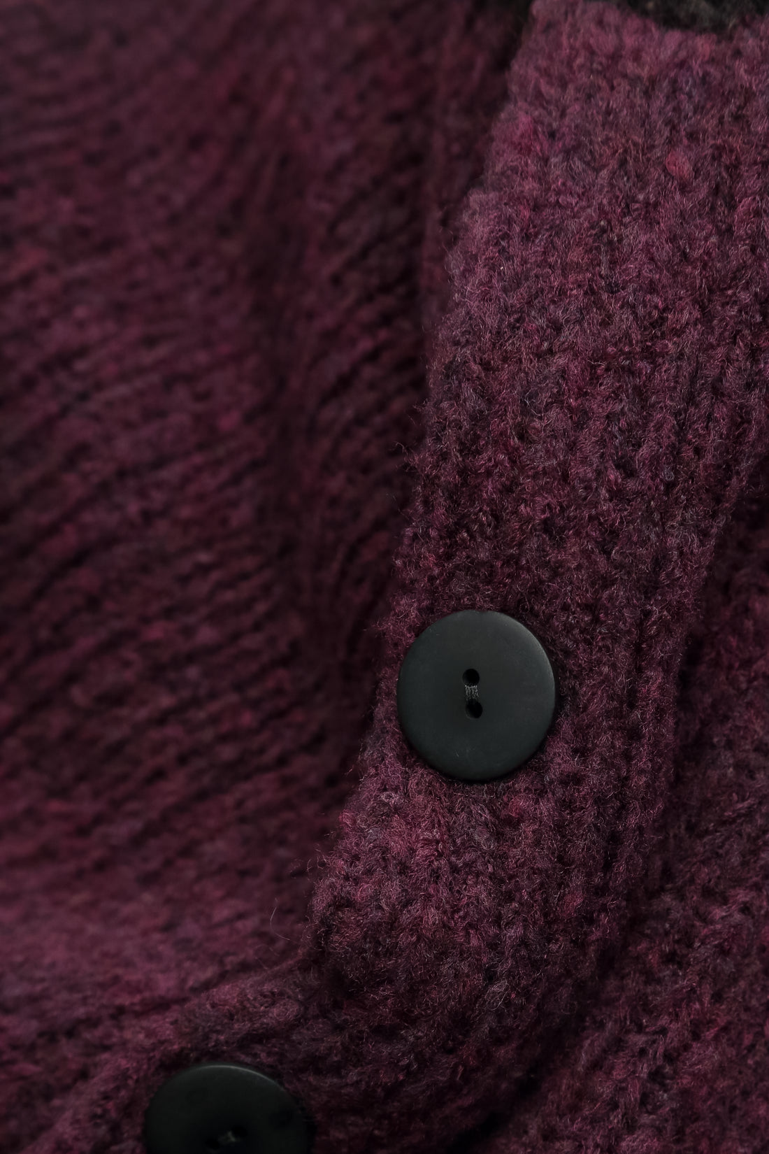 Longer Back Mulberry Wool Cardigan 5
