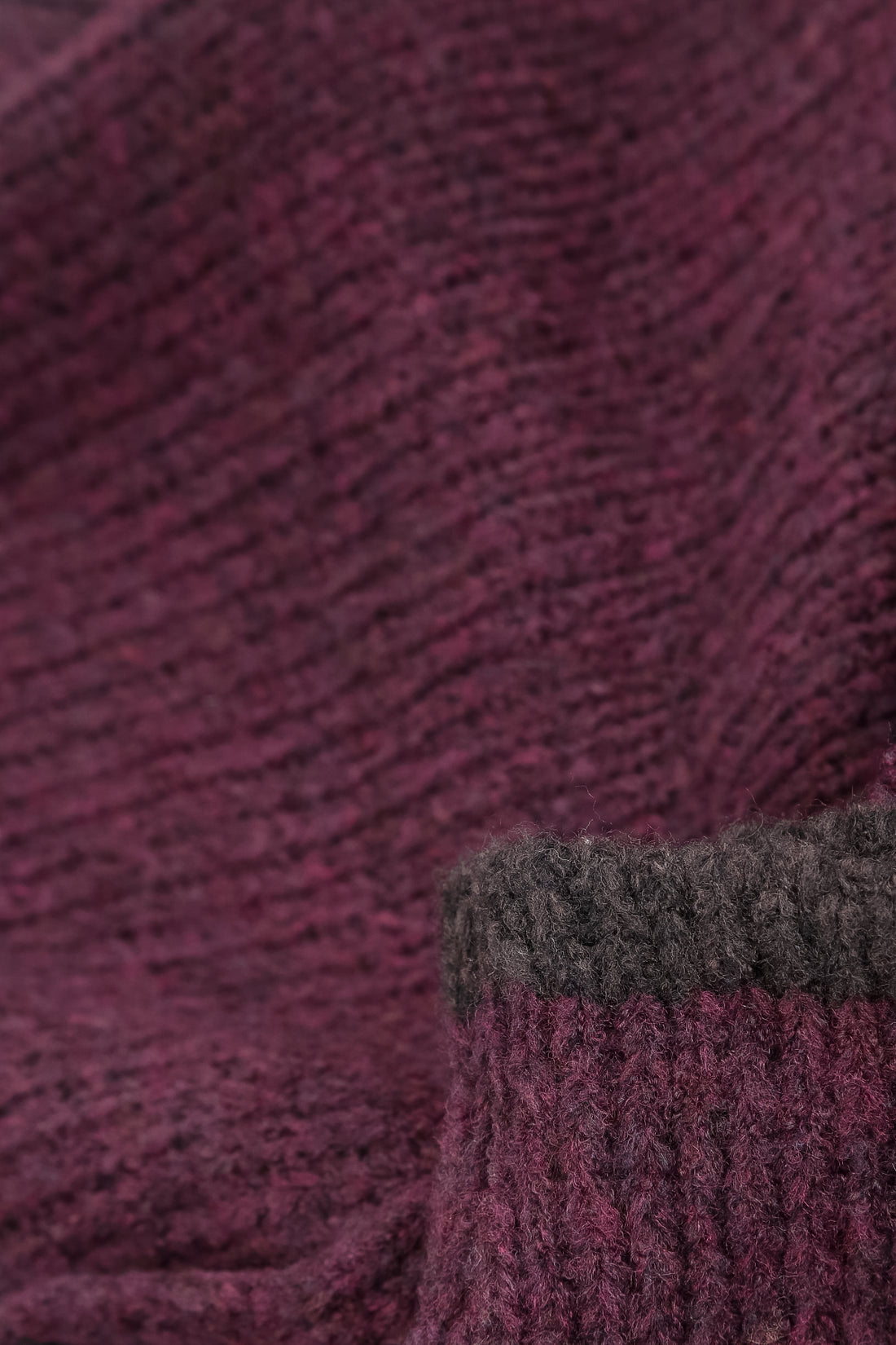 Longer Back Mulberry Wool Cardigan 6