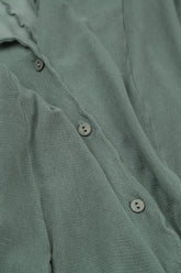Longer Back Sage Mesh Soft Cotton Jacket 5
