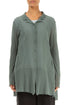 Longer Back Sage Mesh Soft Cotton Jacket 1