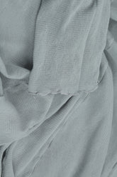 Longer Back Silver Grey Mesh Soft Cotton Jacket 5