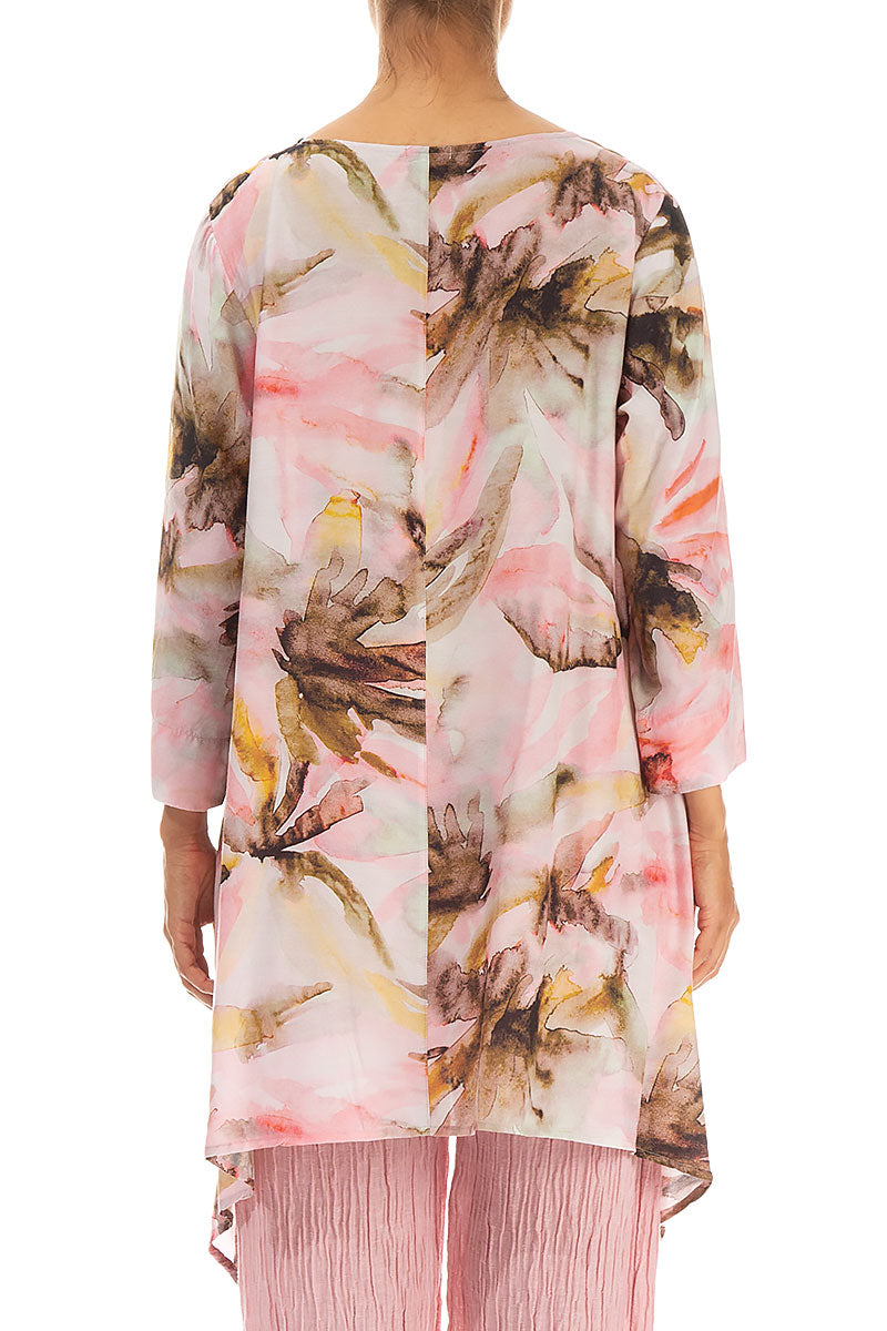 Longer Edges Oasis Silk Bamboo Tunic 2