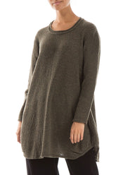 Loose Cosy Khaki Wool Sweater 3