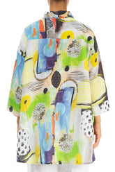Loose Artmaze Linen Shirt 2