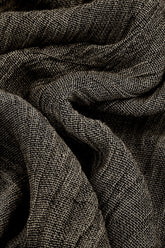 Loose Back Pockets Beige Mélange Linen Trousers 5