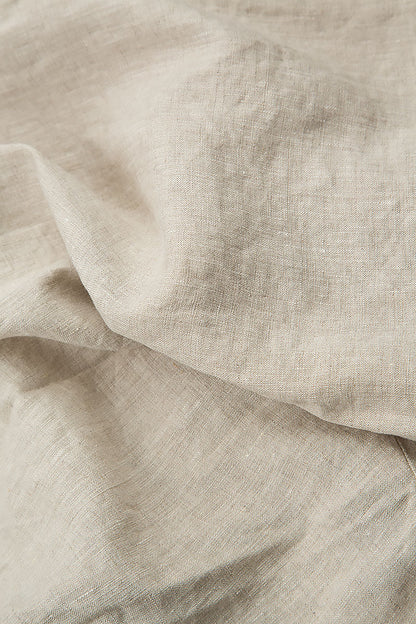 Loose Back Pockets Natural Linen Trousers 5