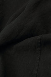 Loose Black Linen Trousers 4