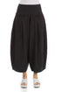 Loose Black Linen Trousers 1