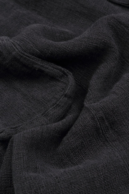 Black Mélange Linen Trousers 4