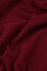 Loose Boxy Maroon Wool Cardigan 5